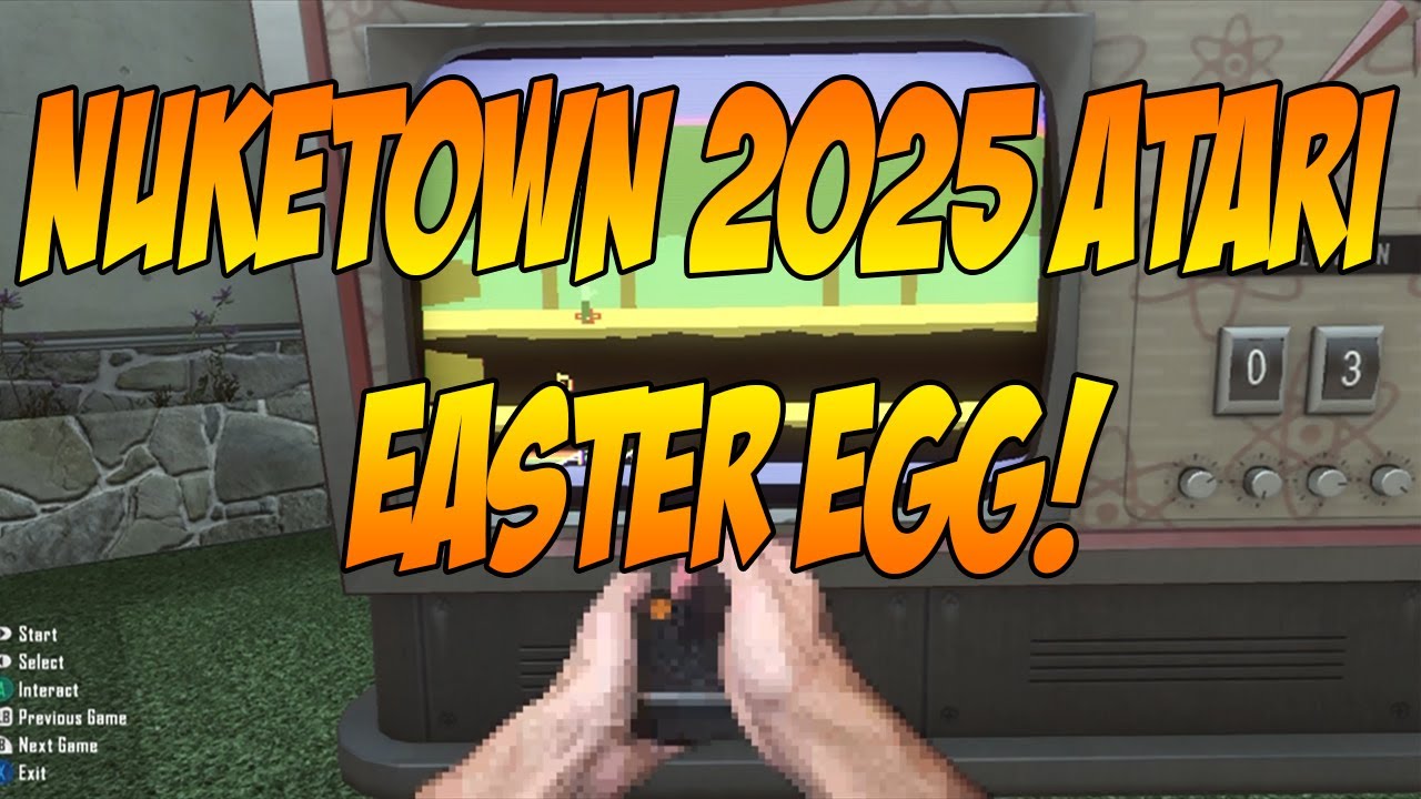 Call of Duty Black Ops 2 Nuketown 2025 Atari Easter Egg YouTube