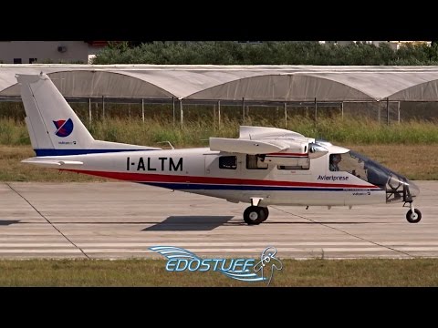 Download Rare! Avioriprese - Partenavia P-68 Observer 2 I-ALTM - Takeoff from Split airport LDSP/SPU