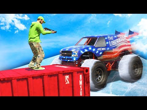 99.9% IMPOSSIBLE SNOW AVALANCHE! (GTA 5 Funny Moments)