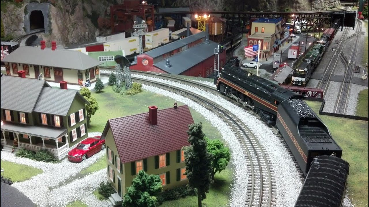 MTH DCS O Scale Train Layout Update (May 2014) - YouTube