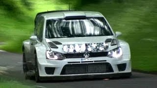 Sébastien Ogier Test Rallye Deutschland 2013 - Volkswagen Polo R WRC - Brauneberg