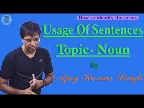 Download Topic : Noun II Usage of sentences II How to identify the errors II Ajay Kumar Singh II MB Books