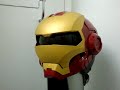IRON MAN MK VI Custom Motorcycle helmet (with L.E.D.s and sound)