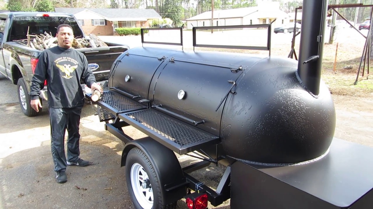 500 gallon reverse flow smoker Propane tank BBQ pitts. 