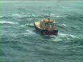 Big storm, pilot boats in 10m waves