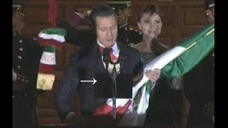 Peña Nieto lee mal el Grito de Independencia de México 2013