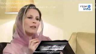 عائشة القذافي تبكي على القذافي وليبيا 2011