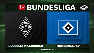 Borussia Mönchengladbach vs. Hamburger SV | Matchday 1 — Bundesliga 2025/26