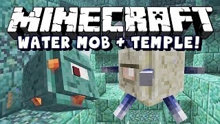 Minecraft Snapshot 14w25a - Water Boss And Temple!!