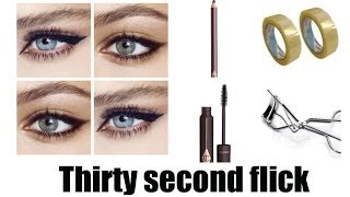 HOW TO: WINGED EYELINER MADE SUPER EASY!