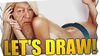 SEXY DUMBLEDORE! - Let's Draw (2. ADVENT)