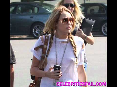 Amazing Miley Cyrus Oops Pictures Celebrity Oops - YouTube