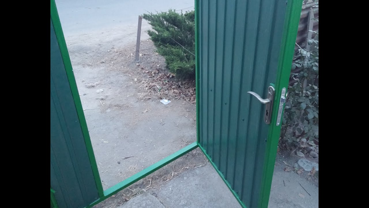 Калитка из профнастила своими руками - Узнайте 99 Калитка из профнастила своими руками - Узнайте 63