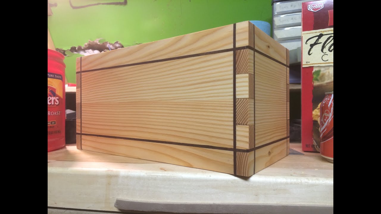 How to build a wood box - YouTube