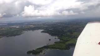 Showery Ireland from the air