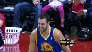 Andrew Bogut Slams Home Curry's "Unintentional" Oop Off the Backboard