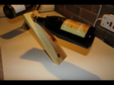 Woodworking Projects Magic Wine Bottle Holder - YouTube