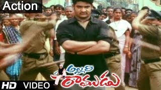 Allari Ramudu Movie Scenes  Action Between Benarjee  Jr. N.T.R