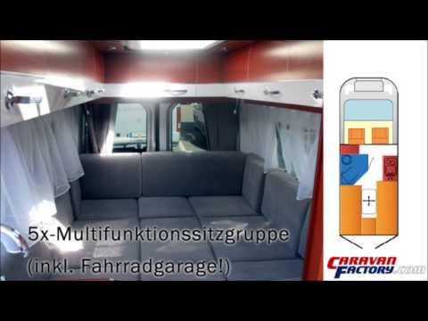 Kastenwagen-Wohnmobil auf Mercedes Sprinter 316 CDI - YouTube