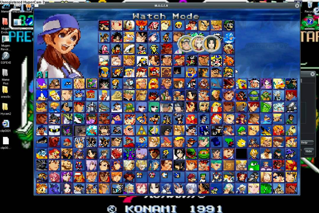 mugen all characters