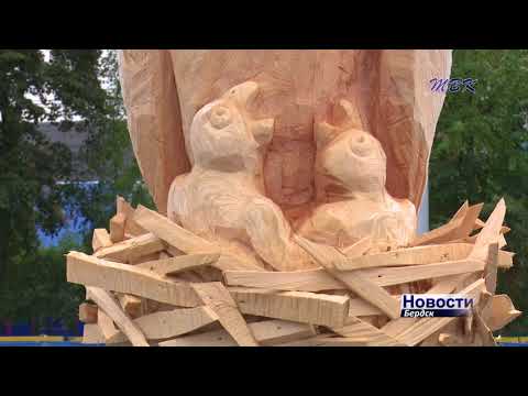 Определены победители фестиваля деревянных скульптур в Бердске