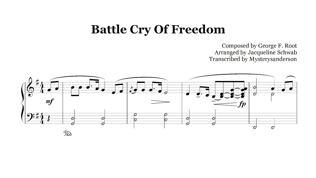battle cry of freedom youtube