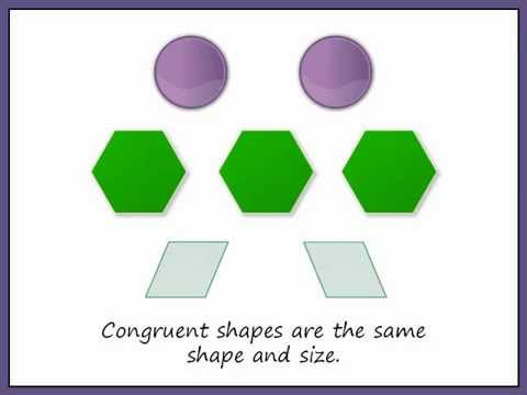 Congruent Shapes 0001 - YouTube