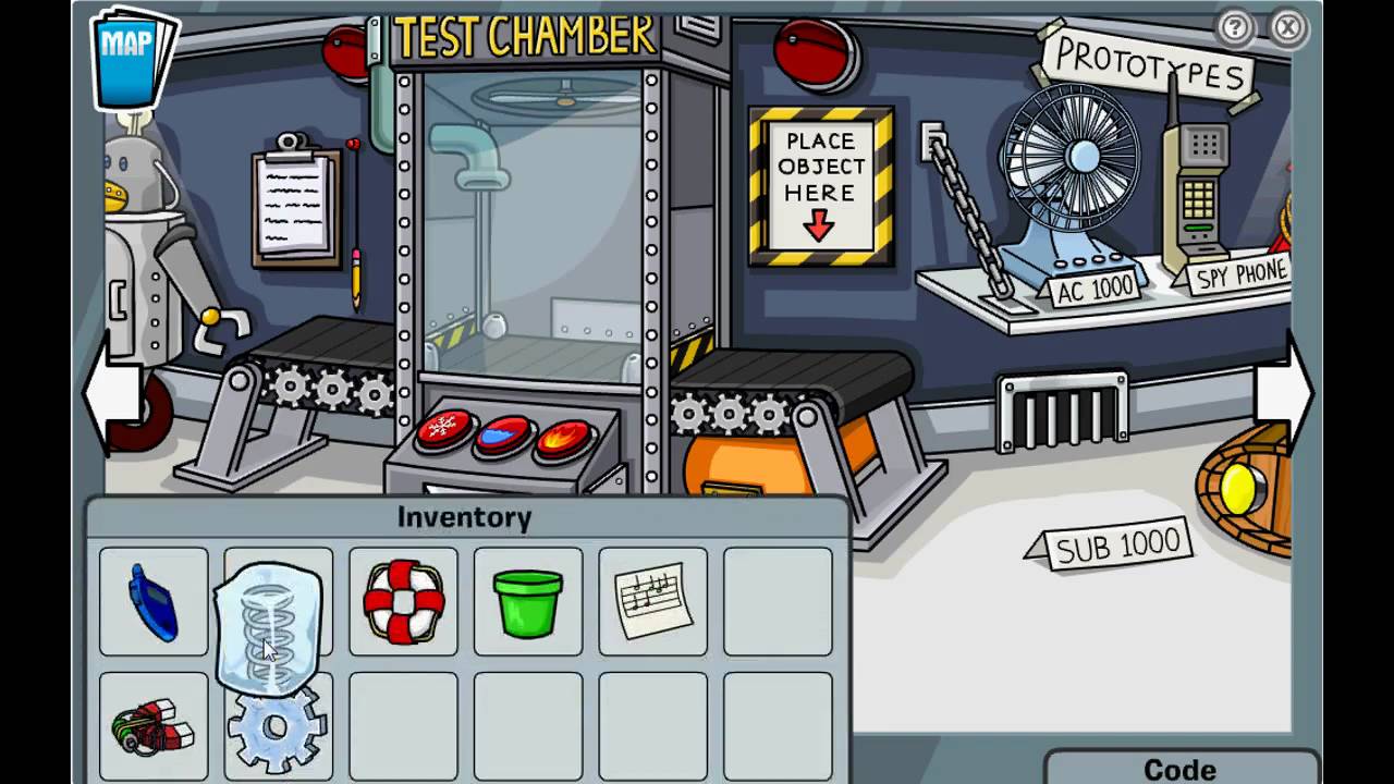 Club Penguin Mission 7 - Clockwork Repairs Walkthrough/Cheats ...