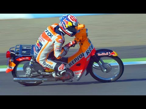 Haha!! FUNNIEST RACE of Marc Marquez vs Dani Pedrosa of MotoGP