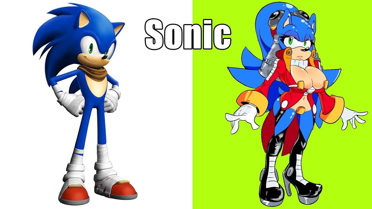 Sonic Characters Gender Swap.