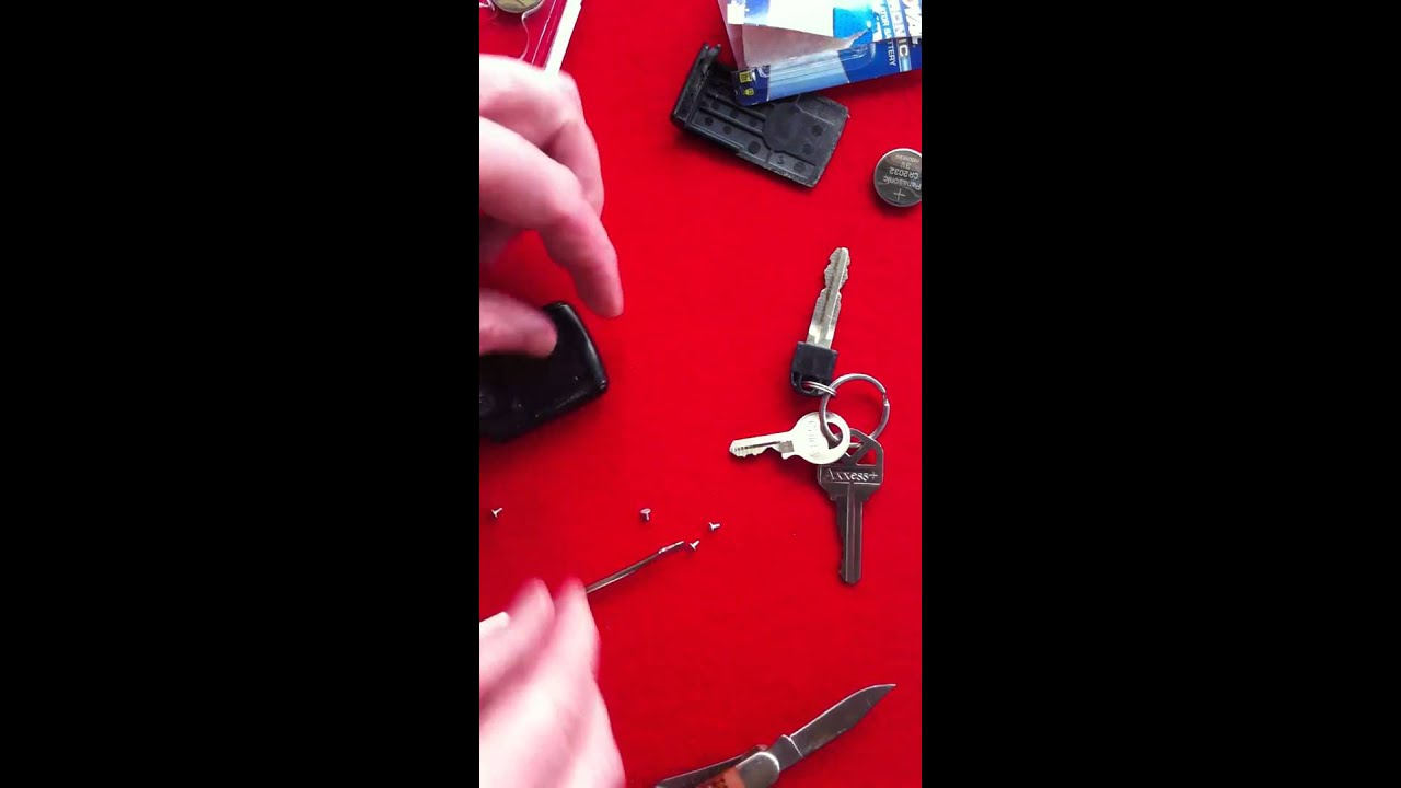 2004-2009 Prius Keyless Remote (Key Fob) Battery Change ...