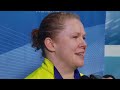 2012 Ford World Women's Curling Championship Draw 14 Media Scrum