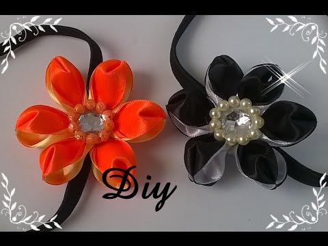 Звездочка из лент Звездочка из лент