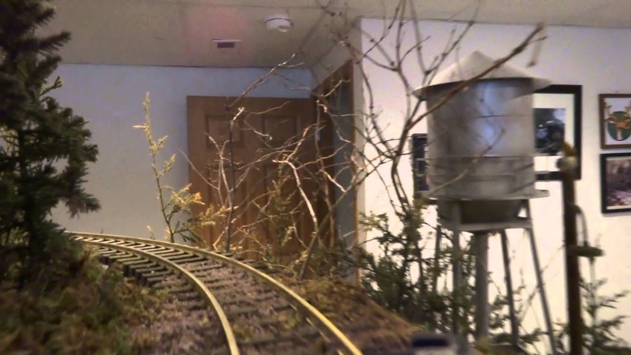 indoor G scale layout - YouTube