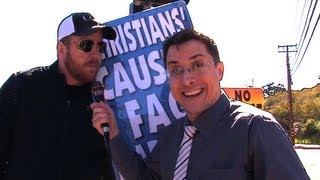 Westboro Baptist Church Get Really Pissed off by Brick Stone Westboro Baptist Church Get Really Pissed off by Brick Stone