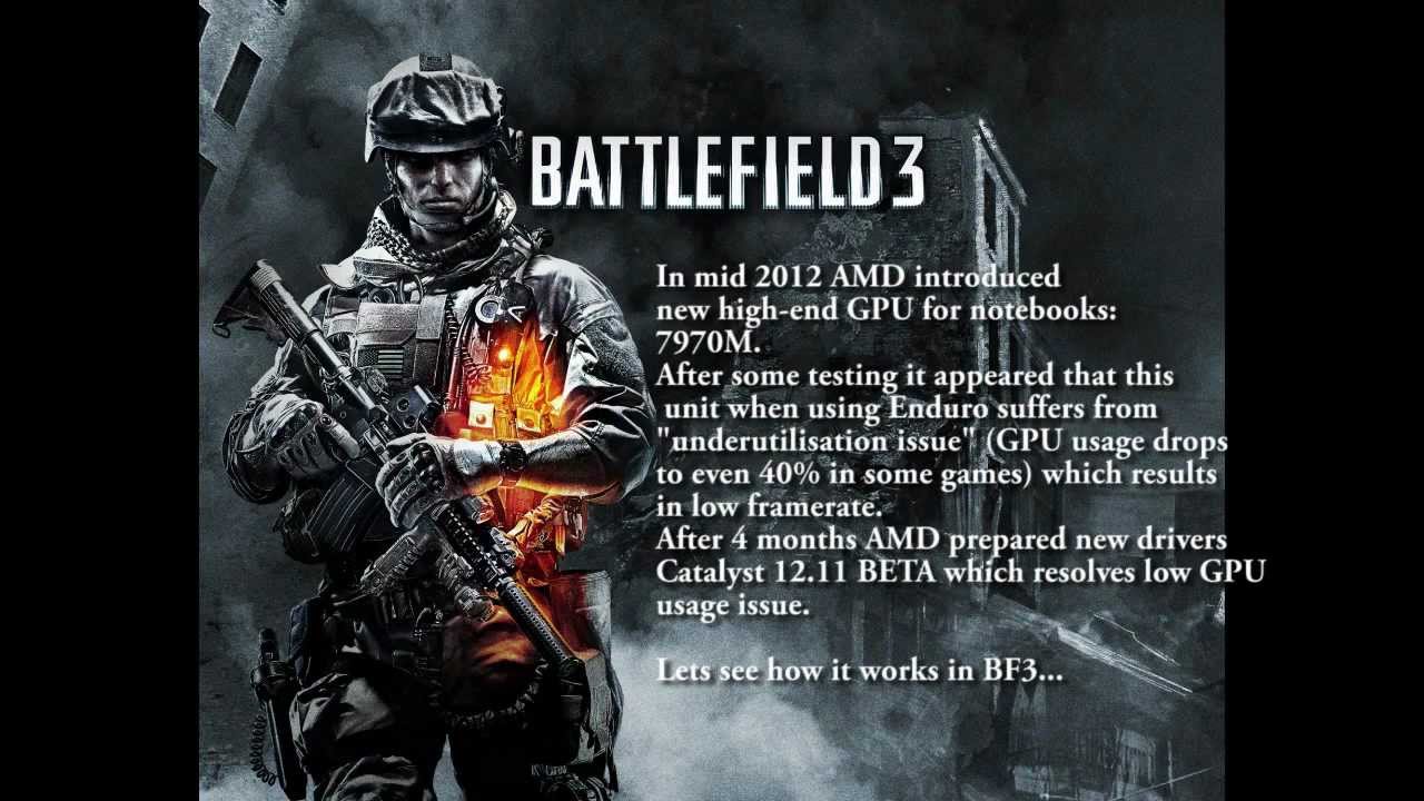 BF3 on Clevo with 7970M and Catalyst 12.11 Beta - SOLVED - YouTube