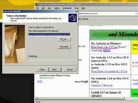 Download and Extract LAME Encoder for Audacity - YouTube