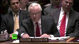 Чуркин на заседании СБ ООН по Украине (19 марта)