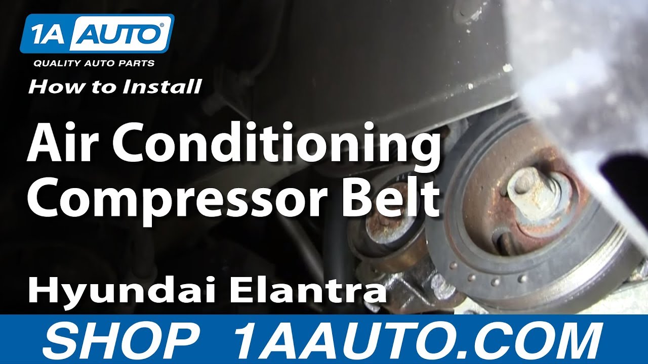 How To Install replace The Air Conditioning Compressor ... hyundai amica wiring diagram 