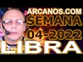 Video Horóscopo Semanal LIBRA  del 16 al 22 Enero 2022 (Semana 2022-04) (Lectura del Tarot)