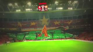 Prandelli vince il derby contro il Fenerbahe, ecco la coreografia della curva del Galatasaray