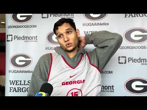 Georgia forward R.J. Melendez talks NCAA tourney