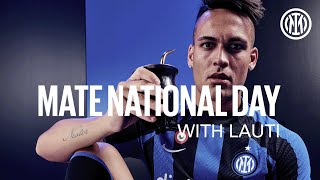 MATE CHALLENGE with Lautaro Martínez 🧉🇦🇷??? | #NationalMateD⚫🔵 ???