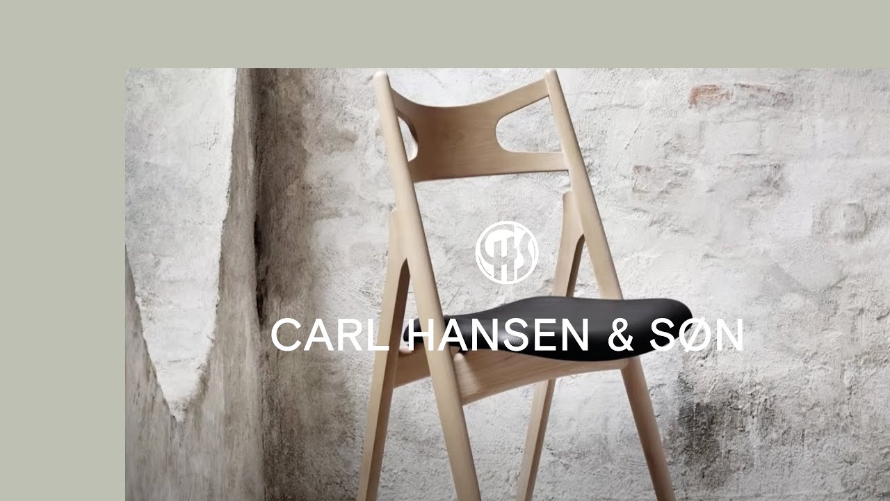 The Sawbuck Chair by Hans J. Wegner - YouTube