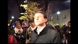 Paris (France) 08/12/2011 Manuel Valls soutient J.M Rieb pour Golgotha Picnic   © LTL News