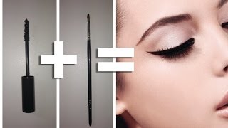 QUICK MAKEUP TIP - TURN YOUR MASARA INTO A GEL EYELINER!