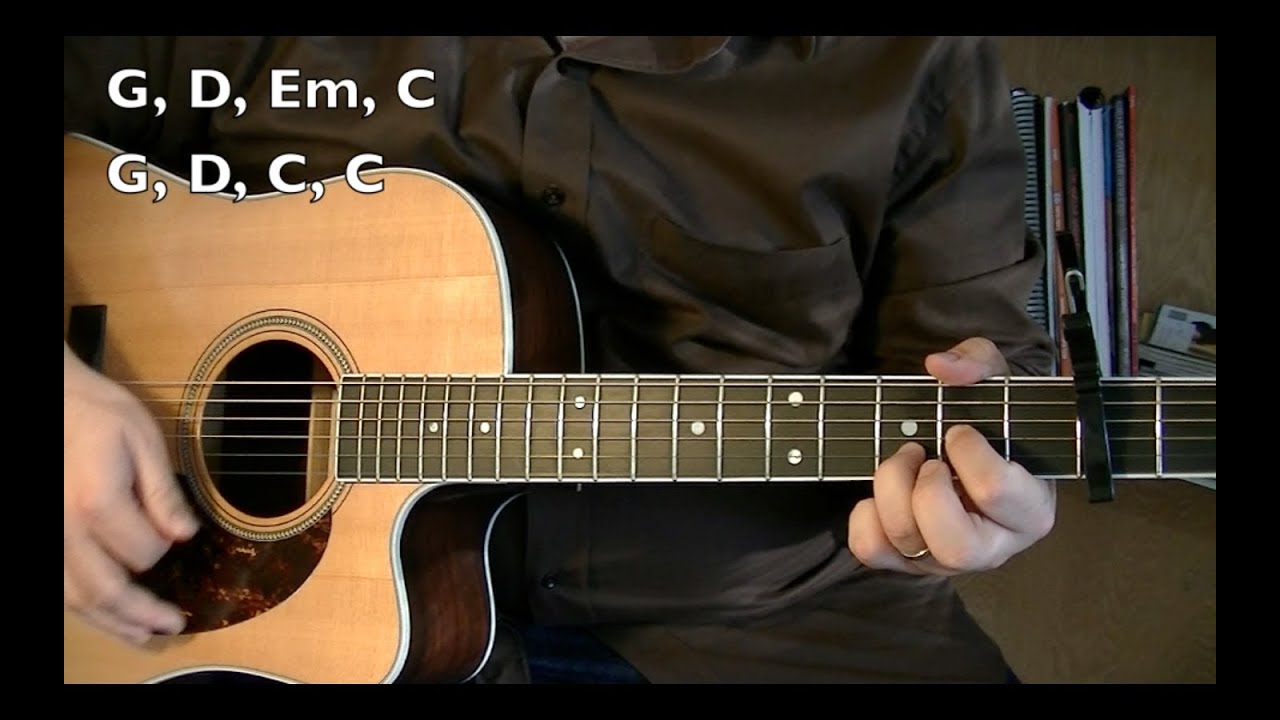 Wagon Wheel - Guitar Lesson (OCMS or Darius Rucker) - YouTube