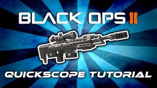 Black Ops 2 - Quickscope/Snipe Tutorial (Deutsch/German)