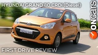 2013 Hyundai Grand i10 1.1U2 CRDi (Diesel) - First Drive review by OnCars India