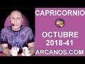 Video Horscopo Semanal CAPRICORNIO  del 7 al 13 Octubre 2018 (Semana 2018-41) (Lectura del Tarot)